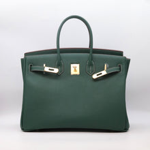 Load image into Gallery viewer, London 35 Large Size Birkin Style Top Handle Bag - Real Leather Version
