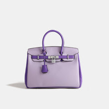 Load image into Gallery viewer, Boston 30 Mid Size Top Handle Bag Mixed Color - Vegan Leather Version
