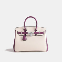 Load image into Gallery viewer, Boston 30 Mid Size Top Handle Bag Mixed Color - Vegan Leather Version
