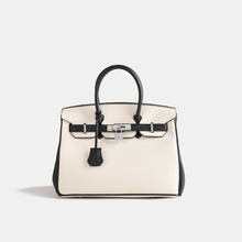 Load image into Gallery viewer, Boston 30 Mid Size Top Handle Bag Mixed Color - Vegan Leather Version
