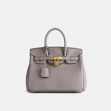Load image into Gallery viewer, London 25 Small Size Birkin Style Top Handle Bag - Vegan Leather Version
