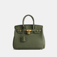 Load image into Gallery viewer, London 25 Small Size Birkin Style Top Handle Bag - Vegan Leather Version
