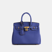 Load image into Gallery viewer, London 25 Small Size Birkin Style Top Handle Bag - Vegan Leather Version
