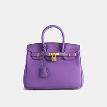 Load image into Gallery viewer, London 25 Small Size Birkin Style Top Handle Bag - Vegan Leather Version
