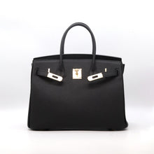 Load image into Gallery viewer, London 30 Large Size Birkin Style Top Handle Bag - Real Leather Version
