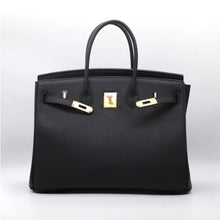 Load image into Gallery viewer, London 35 Large Size Birkin Style Top Handle Bag - Real Leather Version
