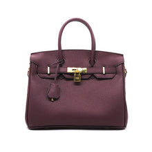Load image into Gallery viewer, London 25 Small Size Birkin Style Top Handle Bag - Vegan Leather Version
