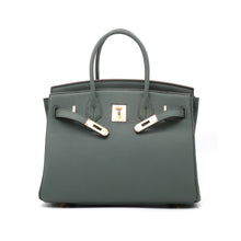 Load image into Gallery viewer, London 30 Large Size Birkin Style Top Handle Bag - Real Leather Version
