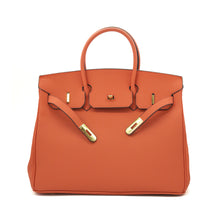 Load image into Gallery viewer, London 35 Large Size Birkin Style Top Handle Bag - Vegan Leather Version
