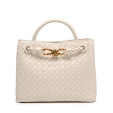 Load image into Gallery viewer, Bologna 25 Vegan Leather Woven Top Handle Bag
