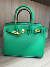 Load image into Gallery viewer, London 25 Small Size Birkin Style Top Handle Bag - Vegan Leather Version
