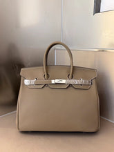 Load image into Gallery viewer, London 40 X Large Size Birkin Style Top Handle Bag - Real Leather Version
