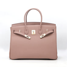 Load image into Gallery viewer, London 35 Large Size Birkin Style Top Handle Bag - Real Leather Version
