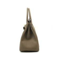 Load image into Gallery viewer, London 35 Large Size Birkin Style Top Handle Bag - Vegan Leather Version
