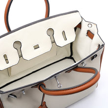 Load image into Gallery viewer, Boston 30 Mid Size Top Handle Bag Mixed Color - Vegan Leather Version
