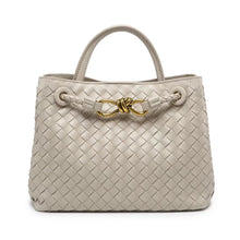 Load image into Gallery viewer, Bologna 25 Vegan Leather Woven Top Handle Bag
