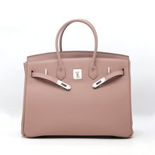 Load image into Gallery viewer, London 35 Large Size Birkin Style Top Handle Bag - Real Leather Version
