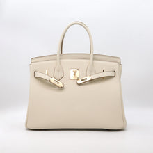 Load image into Gallery viewer, London 30 Large Size Birkin Style Top Handle Bag - Real Leather Version
