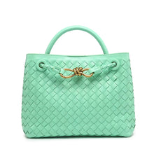 Load image into Gallery viewer, Bologna 25 Vegan Leather Woven Top Handle Bag
