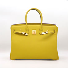 Load image into Gallery viewer, London 35 Large Size Birkin Style Top Handle Bag - Real Leather Version
