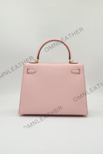 Load image into Gallery viewer, Verona 25 Kelly Style Fully Handmade Epsom Leather Pink Color Gold Hardware
