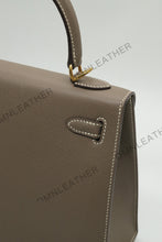 Load image into Gallery viewer, Verona 25 Kelly Style Fully Handmade Epsom Leather Etoupe Color Gold Hardware

