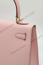 Load image into Gallery viewer, Verona 25 Kelly Style Fully Handmade Epsom Leather Pink Color Gold Hardware
