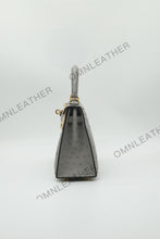 Load image into Gallery viewer, Verona 22 Kelly Style Ostrich Leather Light Grey Color Gold Hardware
