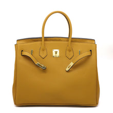 Load image into Gallery viewer, London 25 Small Size Birkin Style Top Handle Bag - Vegan Leather Version
