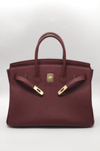 Load image into Gallery viewer, London 25 Small Size Birkin Style Top Handle Bag - Real Leather Version
