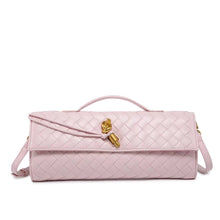 Load image into Gallery viewer, Miami 31 Vegan Leather Andiamo Woven Clutch
