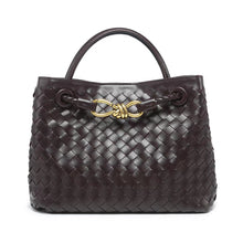 Load image into Gallery viewer, Bologna 25 Vegan Leather Woven Top Handle Bag
